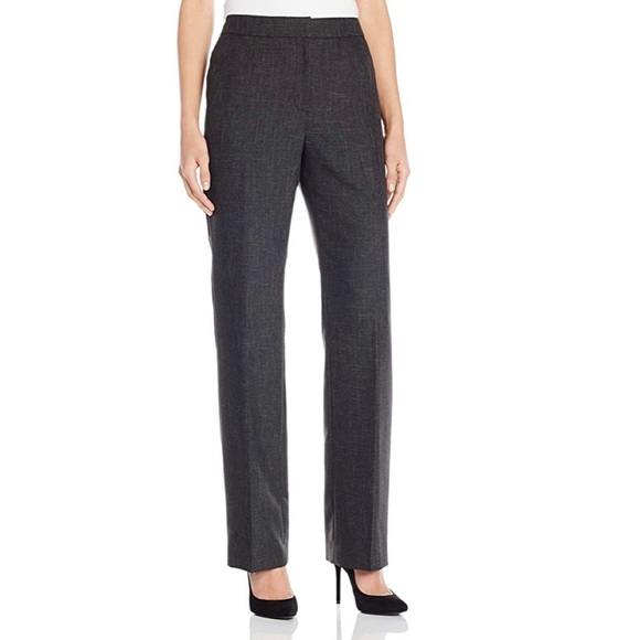Le Suit Pants - LeSuit gray‎ patterned dress pants size 6